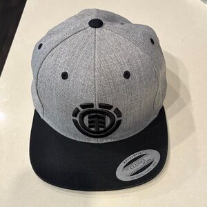 Element Gray and Black Cap